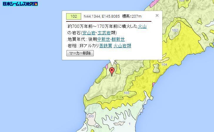 北方領土の20万分の1地質図 産総研 北方領土の地下資源について