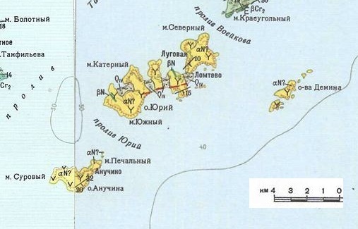 歯舞群島の地質図（秋勇留島）: 北方領土の地下資源について